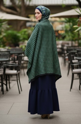 Panço Omuz Şal 2060-01 Zümrüt Yeşili