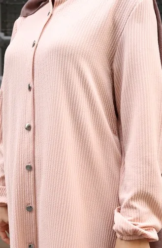 Corduroy Geknoopt Hijab Broekpak 2176-03 Beige 2176-03