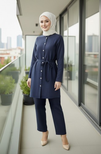 سترة موسلين 5505-02 أزرق داكن 5505-02