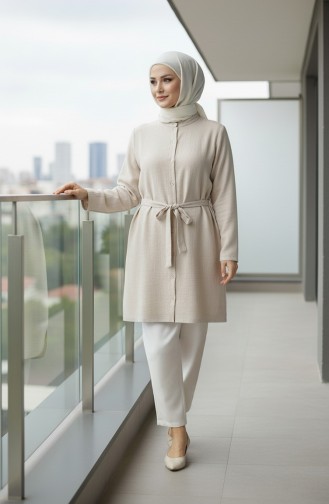 تونيك موسلين 5505-03 كريمي 5505-03