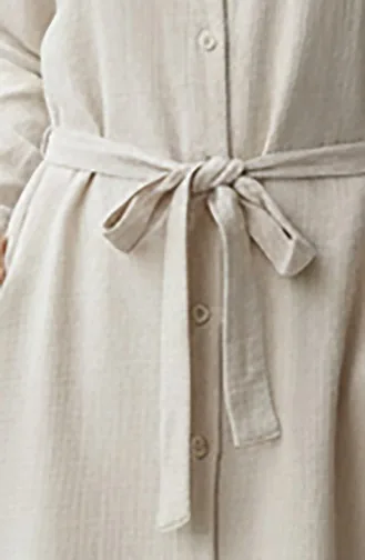 Müslin Tunik 5505-03 Krem