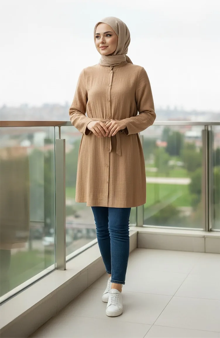 تونيك موسلين 5505-04 بيج 5505-04