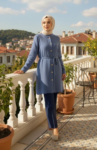 تونيك موسلين 5505-06 نيلي 5505-06