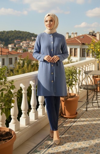 تونيك موسلين 5505-06 نيلي 5505-06