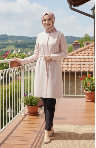 تونيك موسلين 5505-07 وردي فاتح 5505-07