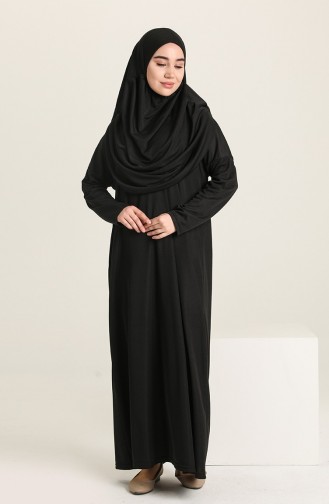 Black Praying Dress 1973-01