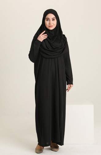 Black Praying Dress 1973-01