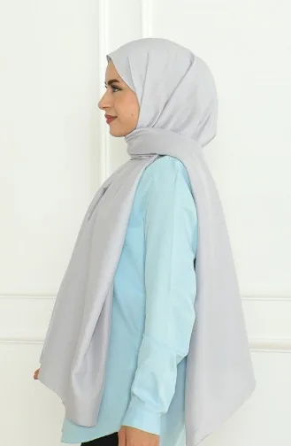 شال سادة 81076-03 فضي 81076-03