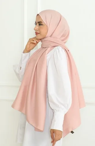 شال سادة 81076-04 بودرا فاتح 81076-04