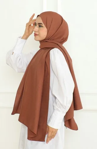 شال سادة 81076-09 بني 81076-09