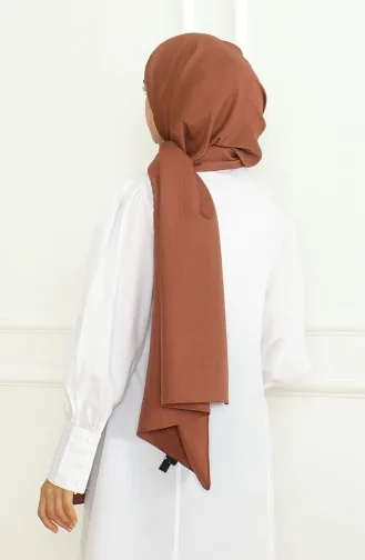 شال سادة 81076-09 بني 81076-09