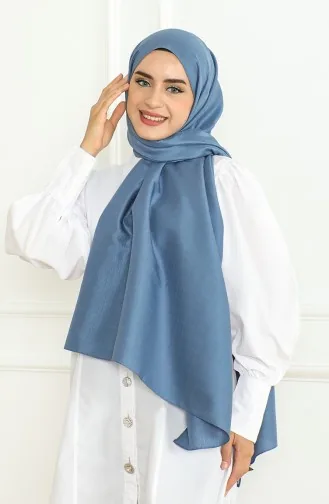شال سادة 81076-11 انديجو 81076-11