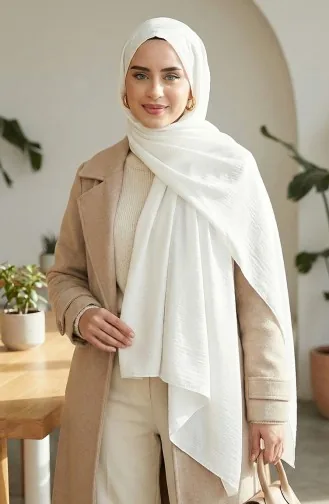Armül Shawl 81076-12 Ecru 81076-12