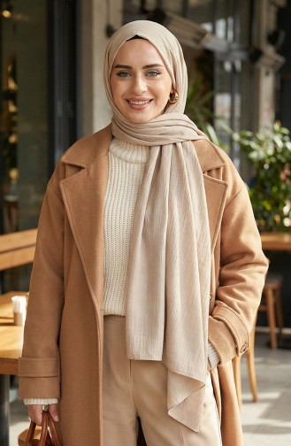 شال سادة 81076-13 بيج 81076-13