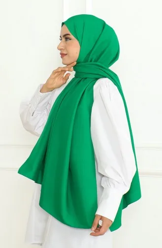 شال سادة 81076-19 أخضر 81076-19
