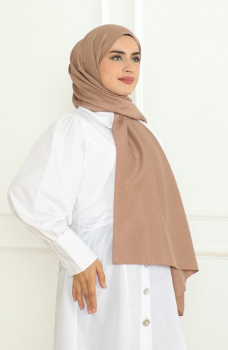 شال سادة 81076-20 بني 81076-20