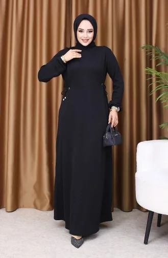 Pleated Dress 5110-01 Black 5110-01