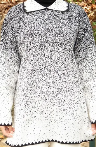 بدلة محبوكة من قطعتين، بنطلون، تونيك، 1123-04 بيج 1123-04