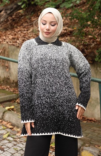 Gebreide Tuniekbroek Tweedelig Pak 1123-07 Zwart 1123-07