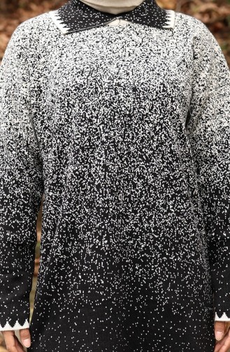 Gebreide Tuniekbroek Tweedelig Pak 1123-07 Zwart 1123-07