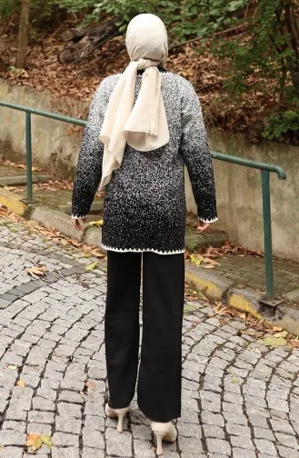 Triko Tunik Pantolon İkili Takım 1123-07 Siyah