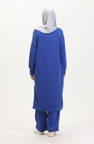 Twee Garen Tuniek Broek Tweedelig Pak 0549-03 Saks 0549-03