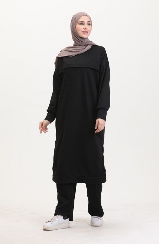 Tweedelige Tuniek- En Broekset 0549-05 Zwart 0549-05