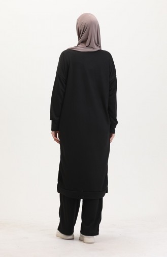 Tweedelige Tuniek- En Broekset 0549-05 Zwart 0549-05