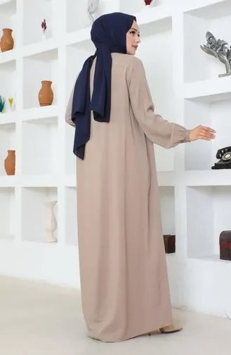 Robe En Viscose à Demi-bouton 7103-04 Pierre 7103-04