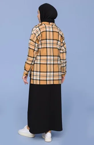 تنورة بجيوب لون أسود 0152-02