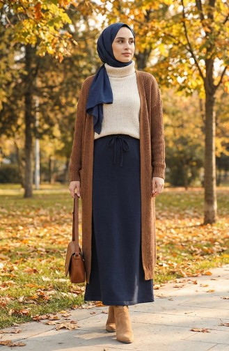 Navy Blue Rok 0152-05