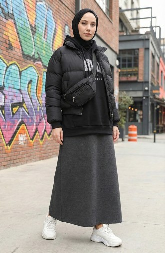 Cepli Spor Etek 0152-06 Koyu Antrasit