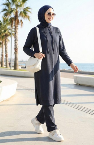 Tweedraads Trainingspakset 3034-05 Marineblauw 3034-05