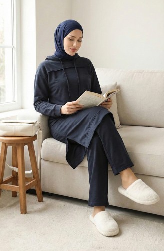 Tweedraads Trainingspakset 3034-05 Marineblauw 3034-05