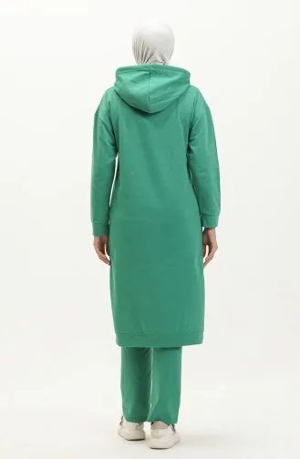 İki İplik Eşofman Takım 3034-10 Yeşil