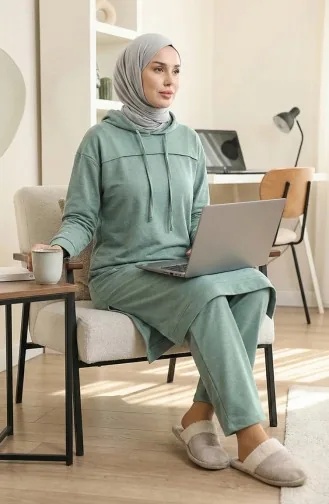 Two Thread Tracksuit Set 3034-11 Unripe Almond Green 3034-11
