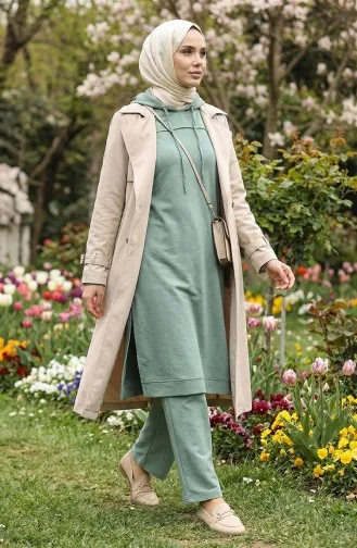 Two Thread Tracksuit Set 3034-11 Unripe Almond Green 3034-11