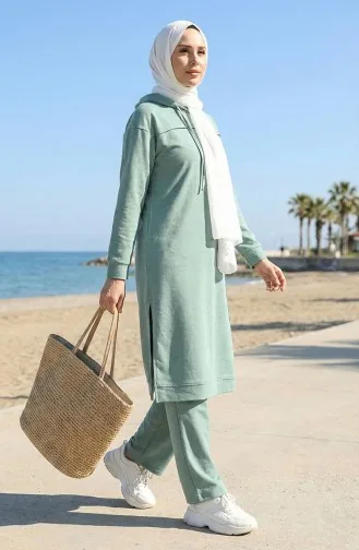 Two Thread Tracksuit Set 3034-11 Unripe Almond Green 3034-11