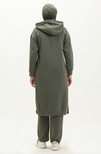 طقم رياضي خيطان 3034-12 أخضر عسكري 3034-12