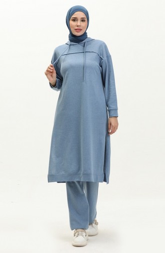 Tweedraads Trainingspak 3034-13 Blauw 3034-13