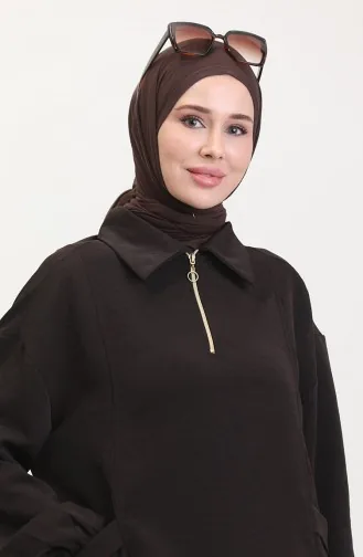 طقم رياضي تونيك بنطلون 5090-01 بني 5090-01