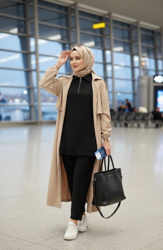 Sport Tunika Hose Zweiteiler 5090-02 Schwarz 5090-02