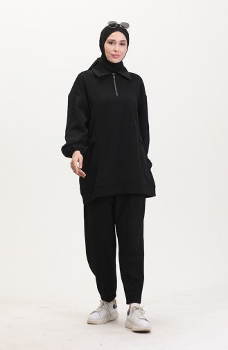 Sport Tunika Hose Zweiteiler 5090-02 Schwarz 5090-02