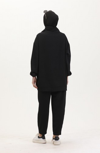 Sport Tunika Hose Zweiteiler 5090-02 Schwarz 5090-02