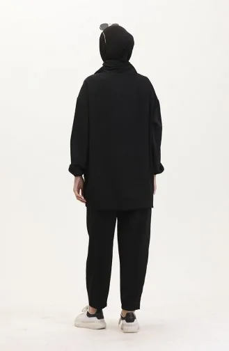 Sport Tunika Hose Zweiteiler 5090-02 Schwarz 5090-02