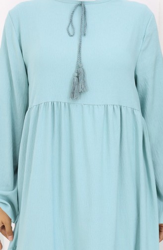 Tiered Collar Layered Dress 4107-10 Almond Green 4107-10