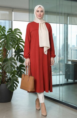 Tuniek Met Zijsplit Lang Model 4104-09 Brick 4104-09