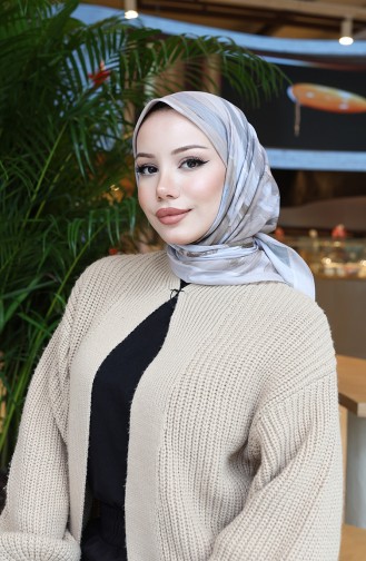 Gemusterter Baumwoll-Kokonschal 70334-07 Stone Earth 70334-07