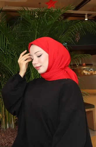 Pilise Eşarp 70345-09 Kırmızı