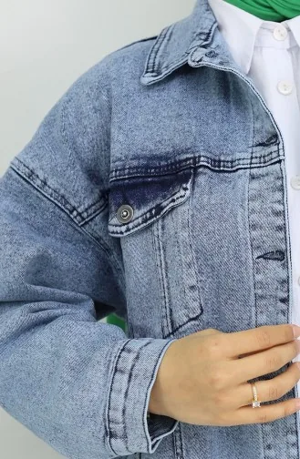 Oversize Denim Jacket 2746-02 Light Blue 2746-02